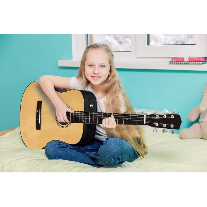 Акустична гітара Lexibook K2200: 36'', дерево, нейлонові струни, з чохлом та інструкцією