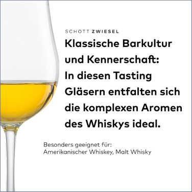 Набір келихів для віскі SCHOTT ZWIESEL Bar Special (4 шт.) з кришталю Tritan, Німеччина - для дегустації