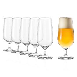 Набір келихів для пива Stölzle Lausitz Grand Cuvée 6 шт, 390 мл – Кришталеві келихи для Pilsner та іншого пива, Німеччина