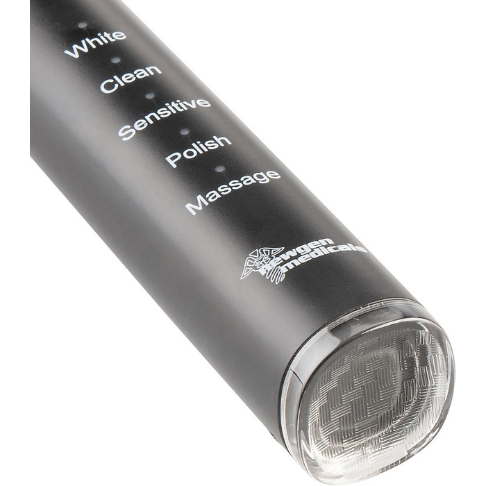 Електрична зубна щітка Newgen Medicals Akku Zahnbürste: USB акумуляторна звукова щітка 40.000 Гц, 5 режимів, таймер, IPX7 водонепроникна