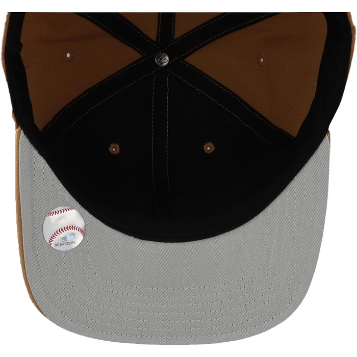 Кепка бейсбольна 47 MLB Cold Zone Snapback Camel (31) з вигнутим козирком та логотипом команди