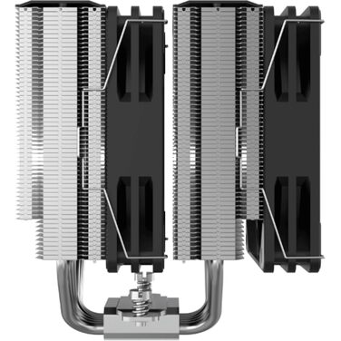 SILENTWARE CPU-Luftkühлер: Dual-Tower, 6 теплових трубок, 2х 120мм вентилятори PWM, RGB підсвітка, TDP до 265W, сумісний з Intel LGA 115X/1200/1700/1851 та AMD AM4/AM5 (Titan Performance)