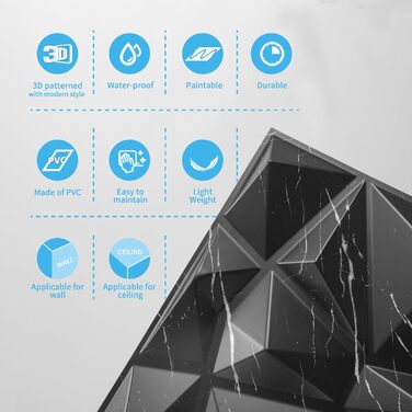 3D панелі для стін Art3d 