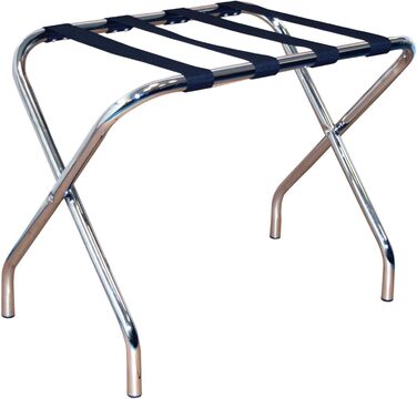 Luggage Rack - Folding - Metal - Chrome-plated Stainless Steel
