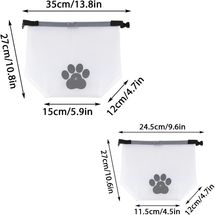 Сумка для зберігання корму для тварин, 2 шт., складана, BPA-free, харчова, для домашніх тварин, зберігає свіжість, для кемпінгу, перевезення, подорожей, прозора