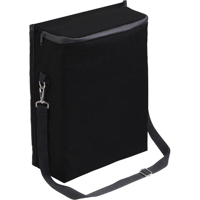 Master Cooler Bag 40 x 26 x 31 cm - 32 Liter Capacity - Cooling Insulation - With Shoulder Strap - Securely Closing Zipper - Water-Resistant Material / Thermal Bag / 6816830 (Black)