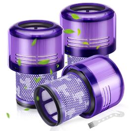 Фільтр для пилососа Dyson V11/V15 (3 шт.) - Оригінал, HEPA, для Dyson Animal/Absolute/Torque Drive/Fluffy/Extra/Complete Pro/SV14/SV17/SV22