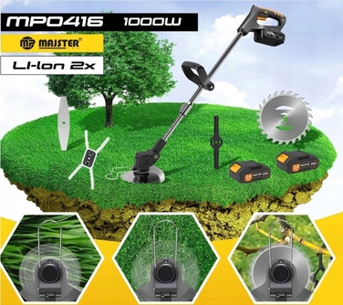 Акумуляторний кущоріз Majster Pro 1001 Вт, 15 см, 1,50 кг