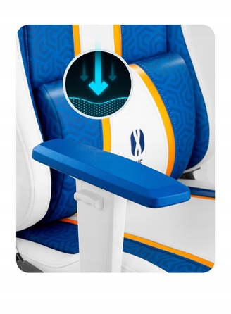 Ігрове крісло Diablo Chairs X-One 2.0, екошкіра, біле