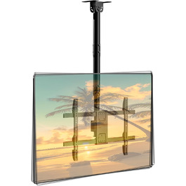 Adjustable & Tilting TV Ceiling Mount - Full Motion, VESA 600x400, Up to 86 Inch TVs, 60kg Weight Capacity
