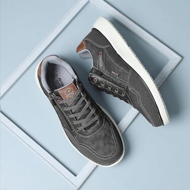 ARRIGO BELLO Чоловічі кросівки для активного відпочинку: легкі, зручні, для туризму та бігу. Розміри 41-46 (B Grey, 43 EU)