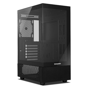 Корпус для ПК NOX Xtreme Products Hummer Vision Black – Mid-Tower ATX/Micro ATX з загартованим склом, підтримка 5 вентиляторів, USB 3.0