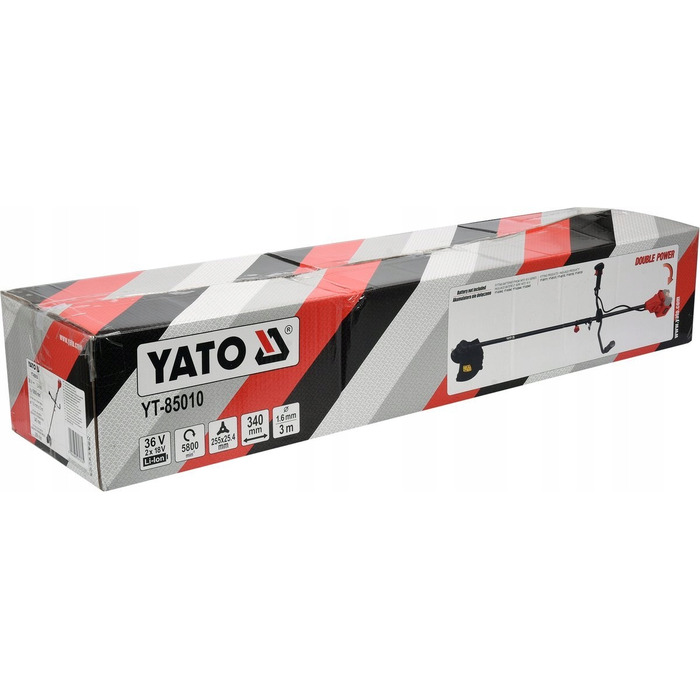 Акумуляторна коса Yato 100 Вт, 34 см