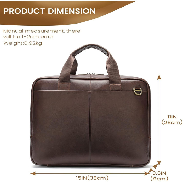Сумка для ноутбука VINBAGGE Business A-braun 14