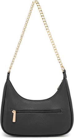 Сумка жіноча David Jones через плече, чорна: елегантна крос-боді сумка з ланцюжком зі штучної шкіри для вечірок та повсякденного використання