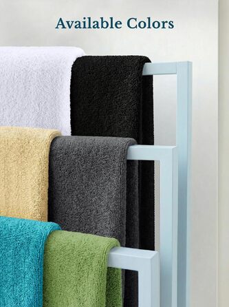 Набір білих банних рушників Utopia Towels, 100% бавовна, 69 x 137 см, 4 шт — м'які та гігроскопічні рушники для душу з петлею для підвішування