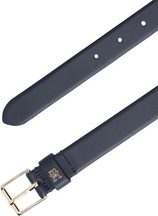 Ремінь жіночий Tommy Hilfiger Th Square 2.5 Go, регульований, синій (Space Blue), 85 см