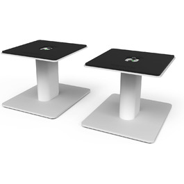 Підставки для акустичних систем Kanto SP6HD | 183 см | Білі | Для середніх/великих колонок та студійних моніторів | Обертові пластини, приховані кабелі