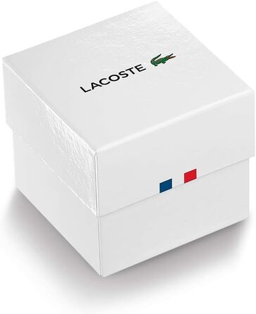 Годинник чоловічий Lacoste Analog Quartz 2010890 з силіконовими деталями та сталевим браслетом