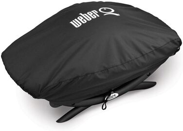 Преміум чохол Weber для гриля Q200/Q2000, водонепроникний, UV-захист, дихаючий, чорний, з липучкою, для барбекю