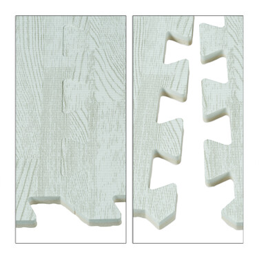Relaxdays Wood-Look Floor Protection Mats - 9 Piece Set