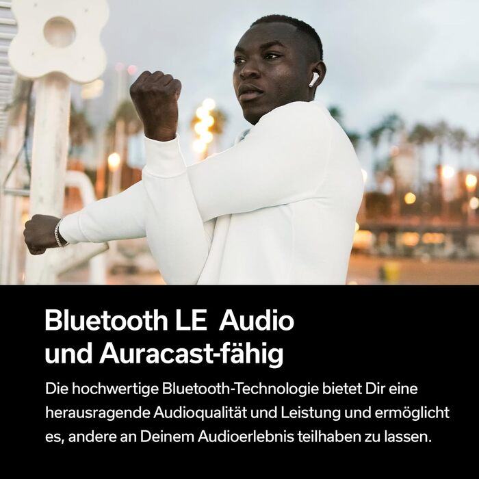 Бездротові навушники Denon AH-C500W True Wireless - білі (з мікрофоном, без активного шумозаглушення)