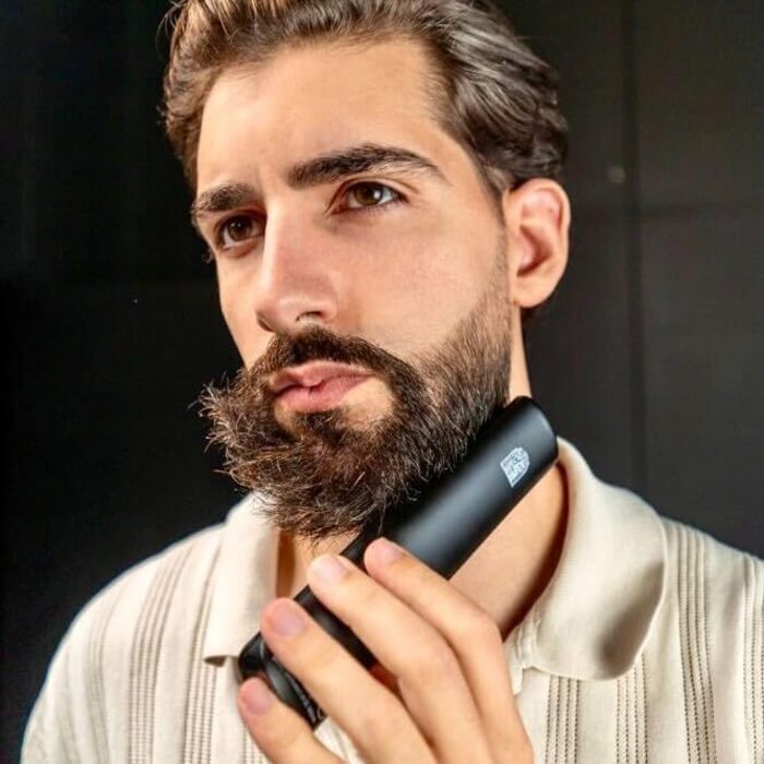 Odenson Beard Forger: Бездротова нагрівальна щітка для бороди – 4 температурні режими, портативна, акумуляторна