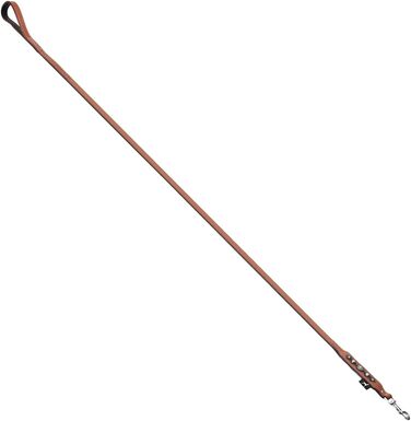 MICHUR Lakota Dog Lead, Leather, Flat Lead, Leather Lead Dog, MATCHES Lakota Collar, Brown, Leather Size (approx.) 150x2.5cm