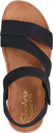 Кросівки жіночі Skechers Lifted Comfort 38 EU чорні - зручне взуття для повсякденного носіння