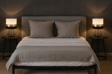 Настільна нічна лампа Діамант з абажуром у стилі Glamour, LED E27