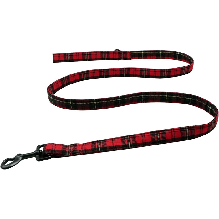 Нашийник для собак Lionet Paws на Halloween з метеликом, бавовна, 34-55 см, зручний, з металевим затвором, для собак, комплект 1 шт. (різдвяний принт)