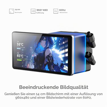 Система рідинного охолодження TZMRIT PF360 AIO 360мм з 5.5