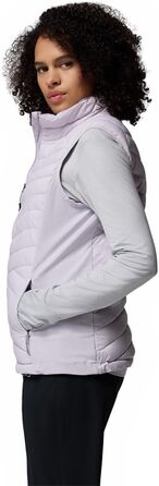 Жіночий жилет Columbia Powder Pass 3 Hybrid з пуховим наповнювачем, Bodywarmer (XL, Перламуровий лавандовий)