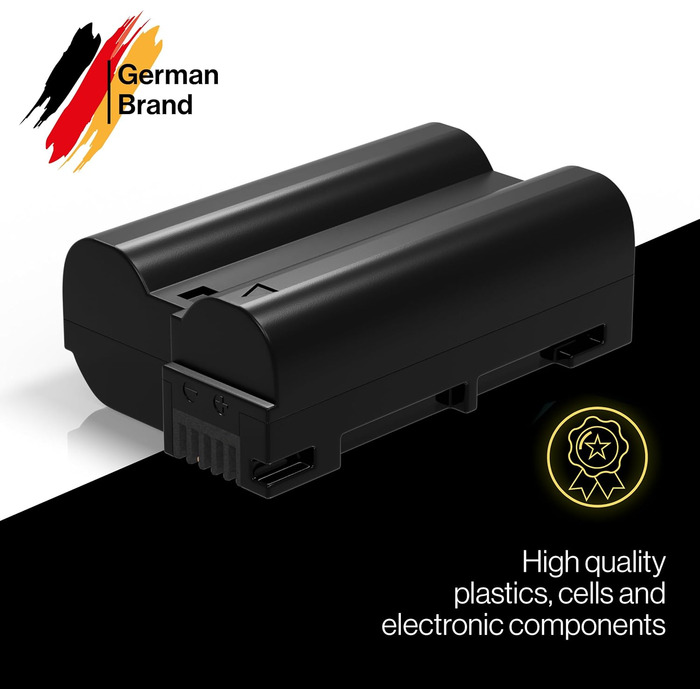 Акумулятор PATONA 2x Protect EN-EL15c 2600mAh + USB-C PD Зарядний пристрій 1500mA для Nikon Z5 Z6 II/III Z7 II Z8 Zf D850 D7500