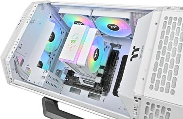 Thermaltake ASTRIA 400 ARGB: Повітряний кулер для CPU з RGB підсвічуванням (білий)