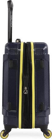 Чемодан-тележка Nautica Maker Hardside, Navy/Gelb (21 дюйм)