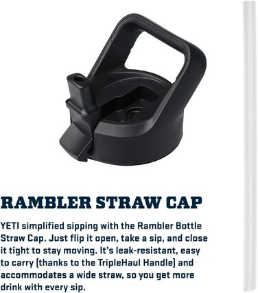 Термос-пляшка YETI Rambler 750 мл з вакуумною ізоляцією, нержавіюча сталь, з кришкою та трубочкою, колір Strong Pink