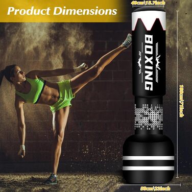 Надувний боксерський мішок для дорослих, стоячий боксерський мішок, самостійний мішок для кікбоксингу, обладнання для тренувань ММА, Муай Тай, фітнесу, стиль гантелі B