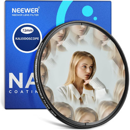NEEWER Калейдоскоп Призмових Лінз Фільтр для Фотографії, 72mm, Кришталеве Скло, Ефект Рефракції