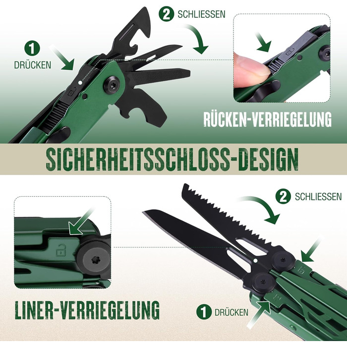 Мультитул Mossy Oak 27-в-1: мультиінструмент, плоскогубці, ніж, набір біт, для кемпінгу, ремонту, з чохлом