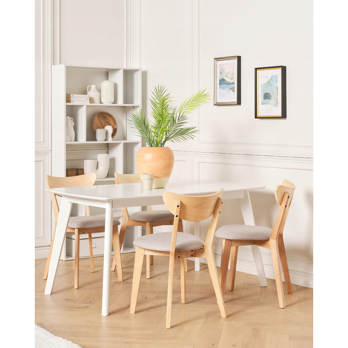 Декоративна керамічна ваза SKIONE, 34 см, світло-коричнева