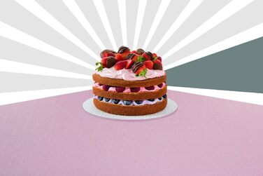 Форма для випічки Dr. Oetker Ø 20 см з плоским дном, кругла, з антипригарним покриттям, рожево-кремового кольору, для випічки, 1 шт.