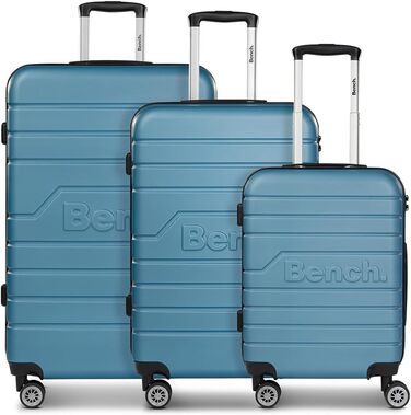Набір валіз Bench Hartgepäck Seattle 3-тіл. | ABS, TSA-замок, 4 колеса | Чоловічий/Жіночий | Колір: Nordic-blue