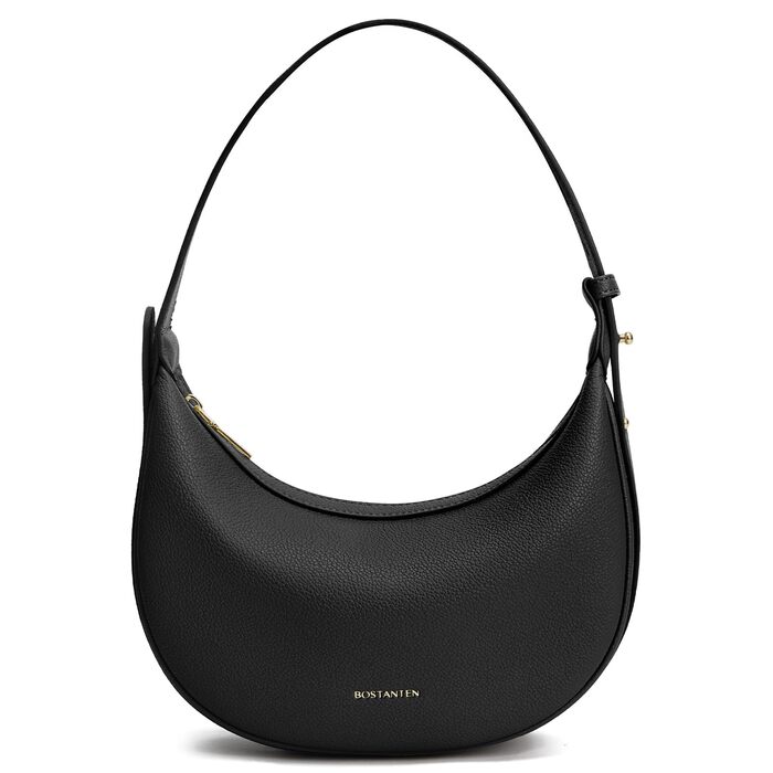 Сумка жіноча BOSTANTEN велика шопер з екошкіри, чорна (1-3320-schwarz)