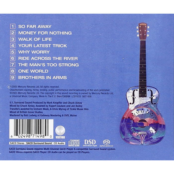 Brothers in Arms (LP) – Вінілова платівка Dire Straits, оригінальне видання