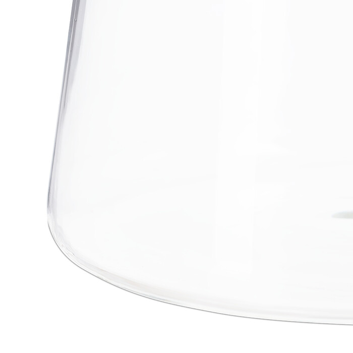 Relaxdays Glass Carafe with Lid, 1.8 Liter