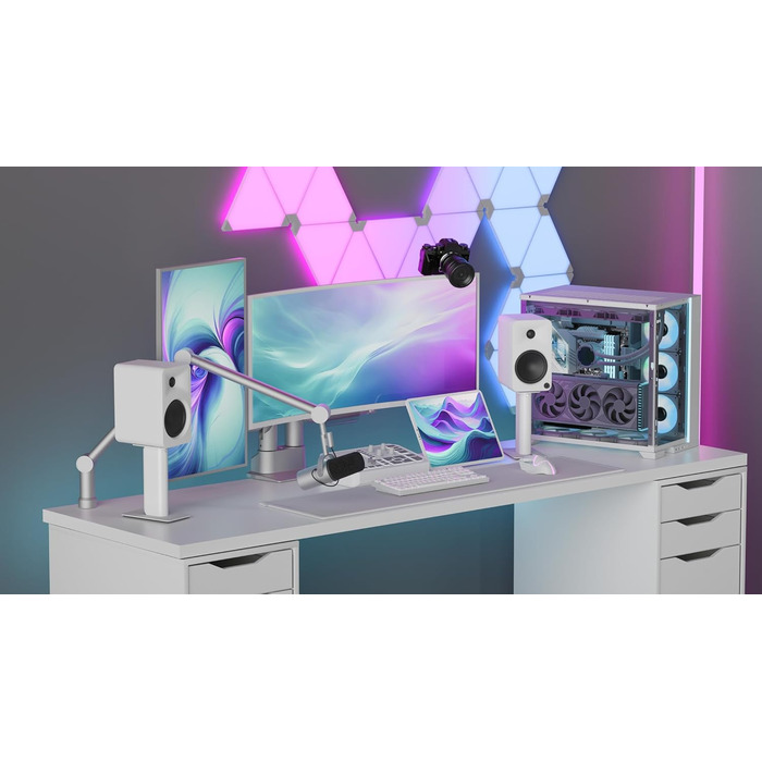 Підставки для акустичних систем Kanto SP6HD: 6' (183 см), обертання, приховані кабелі, для середніх/великих колонок