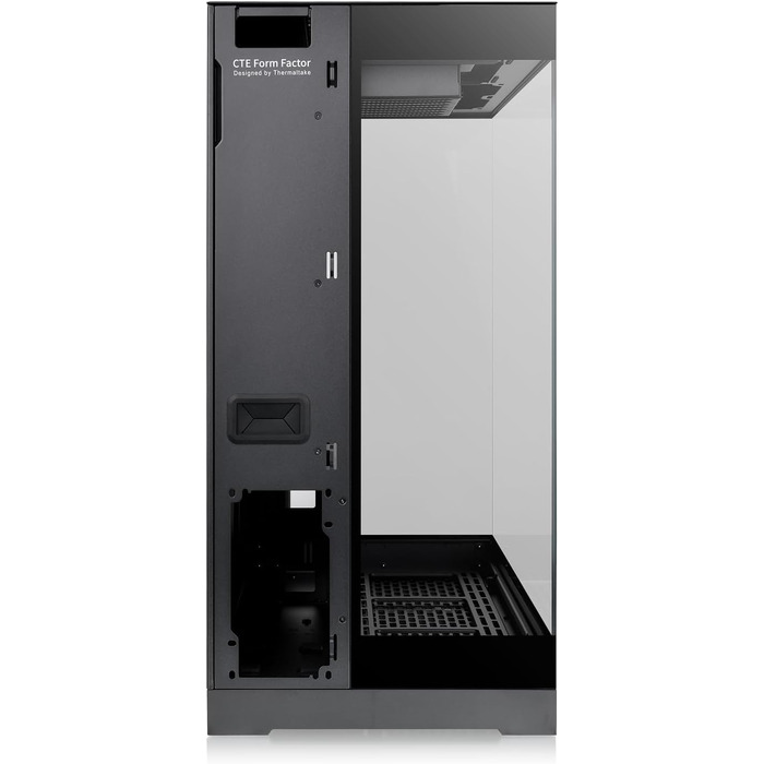 Корпус для ПК Thermaltake CTE Black E550 TG, ATX/E-ATX, двокамерний дизайн, загартоване скло, підтримка радіаторів до 420 мм, оптимізований повітряний потік