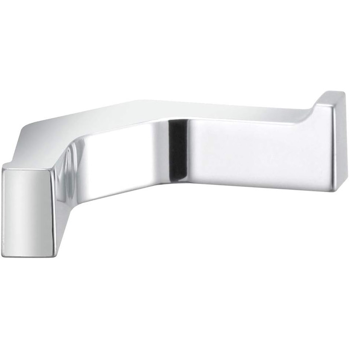 Keuco Handtuchhaken Edition 11 (double, chrome color, straight design, width 98 mm, height 21 mm) 11115010000, stainless steel look
