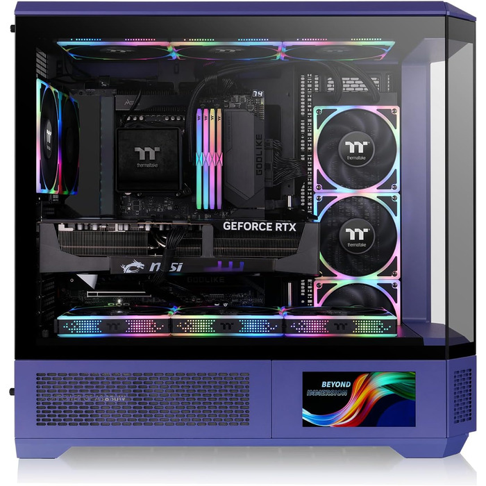 Корпус Thermaltake View 600 TG Full Tower: скло, USB-C 3.2 Gen2, підтримка радіаторів 420mm
